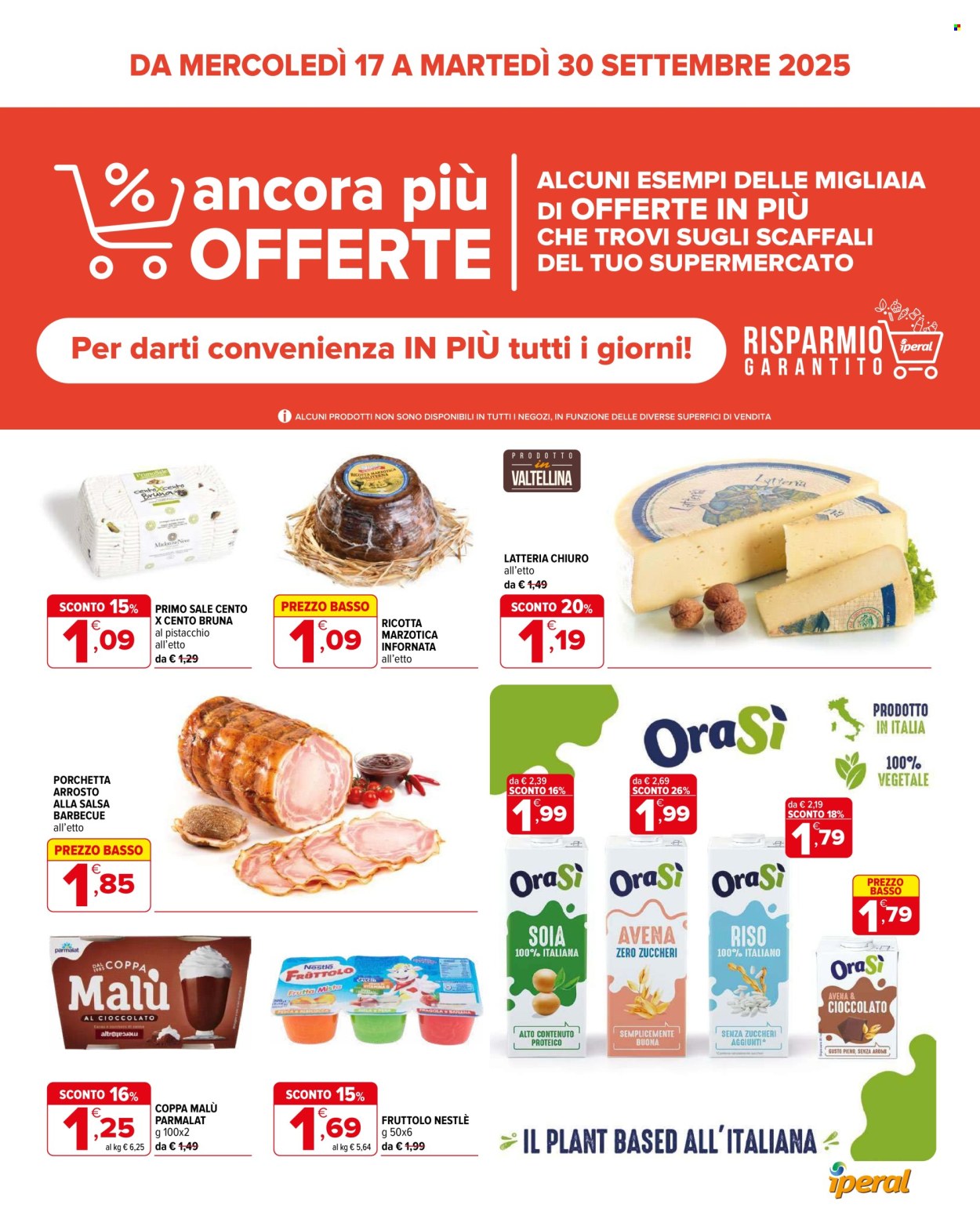 Volantino Iperal - 17/9/2025 - 30/9/2025. Pagina 1