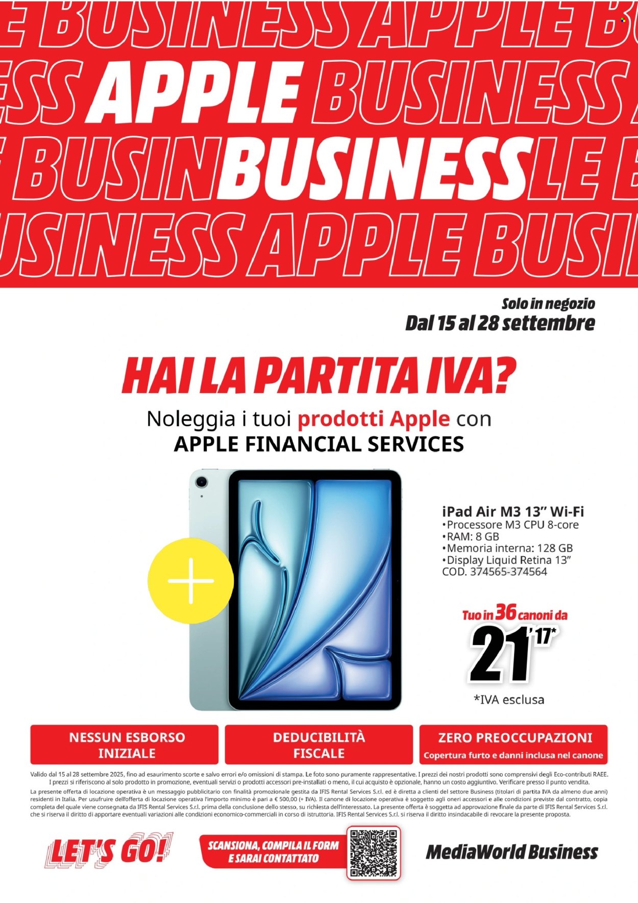 Volantino MediaWorld - 15/9/2025 - 28/9/2025. Pagina 2