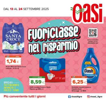 Volantino Oasi - 13/9/2025 - 24/9/2025.