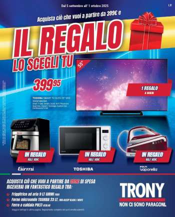 Volantino Trony - 5/9/2025 - 1/10/2025.