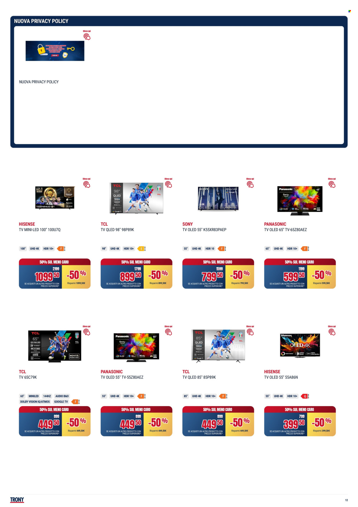 Volantino Trony - 21/8/2025 - 17/9/2025. Pagina 12