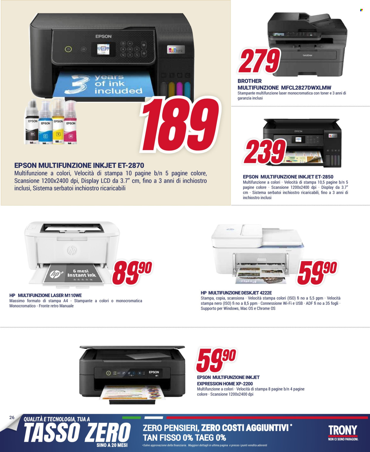 Volantino Trony - 15/9/2025 - 1/10/2025. Pagina 26