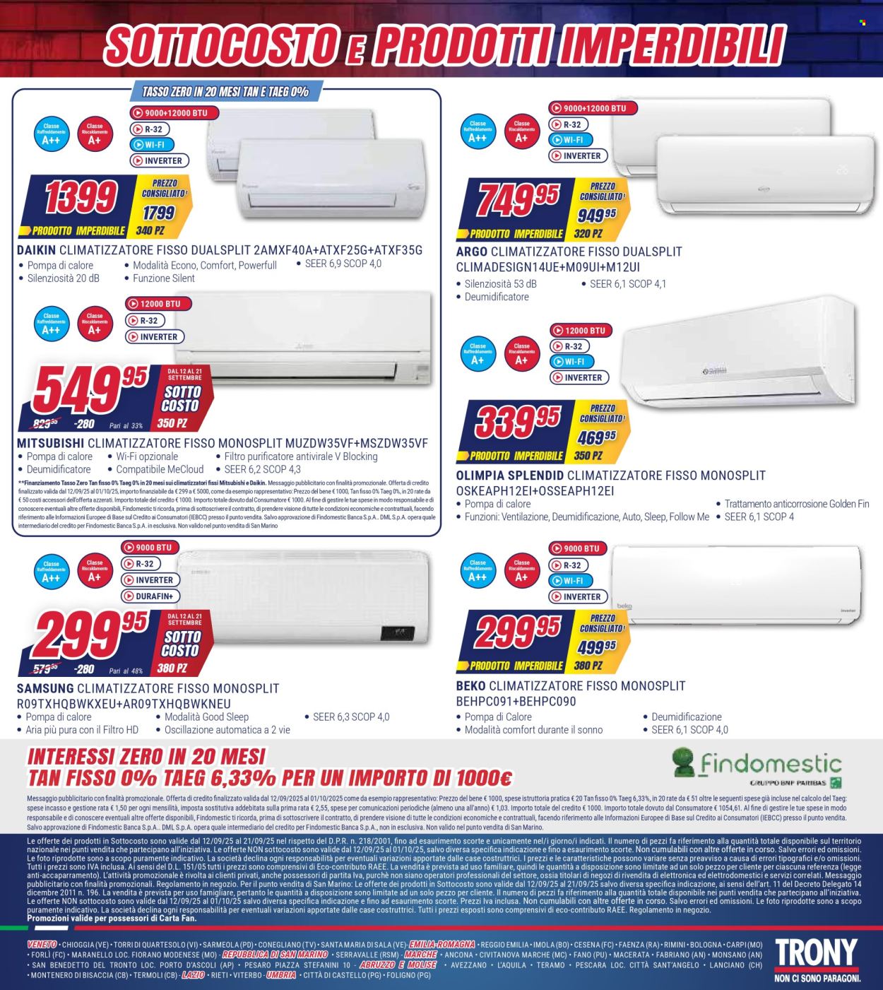 Volantino Trony - 16/9/2025 - 1/10/2025. Pagina 46