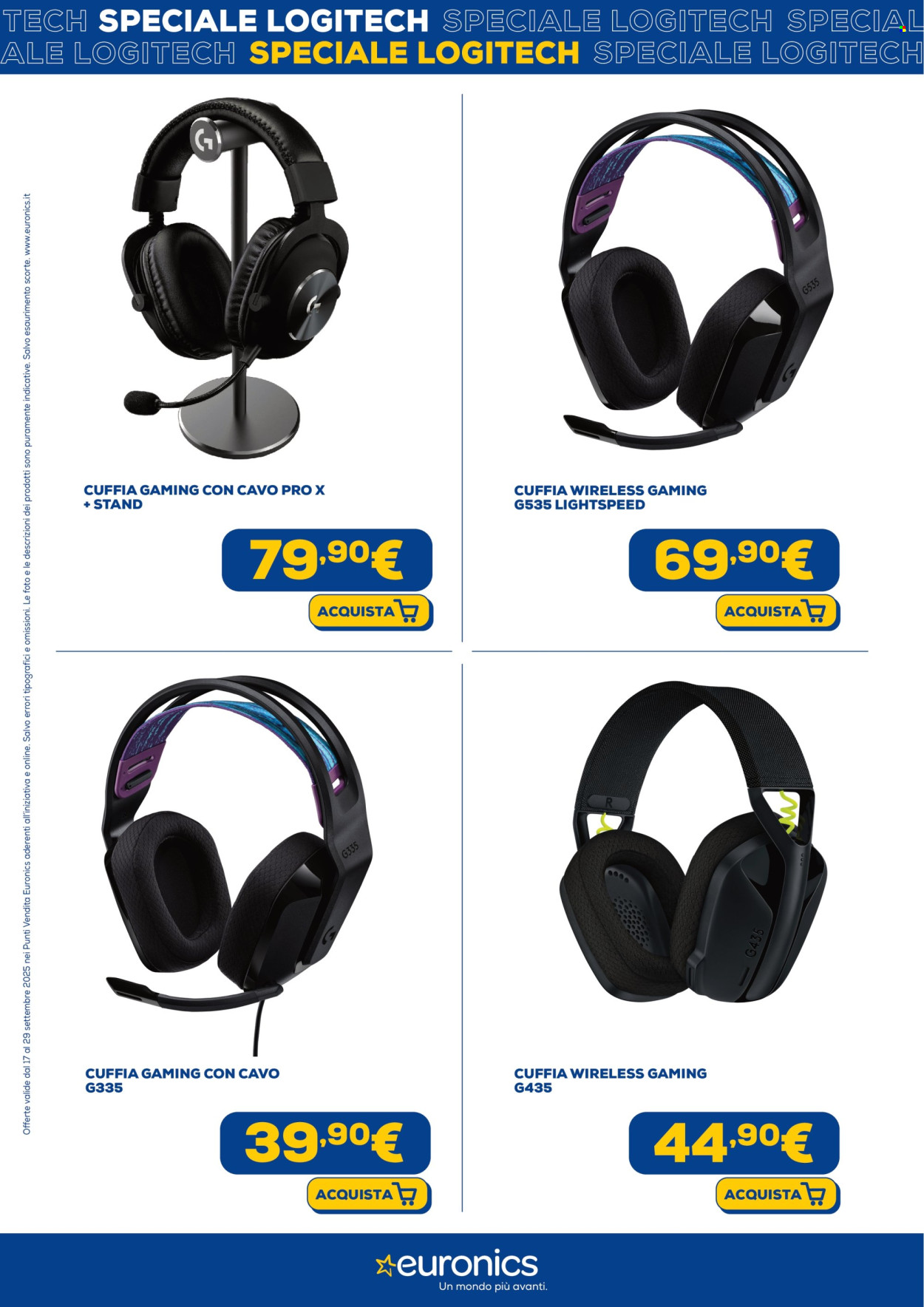 Volantino Euronics - 17/9/2025 - 29/9/2025. Pagina 2