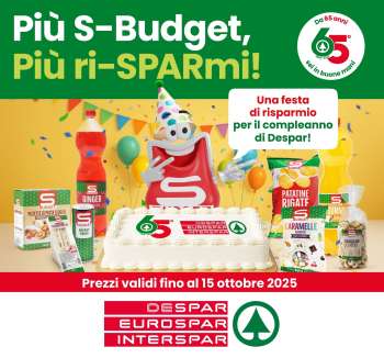 Volantino Eurospar - 18/9/2025 - 15/10/2025.