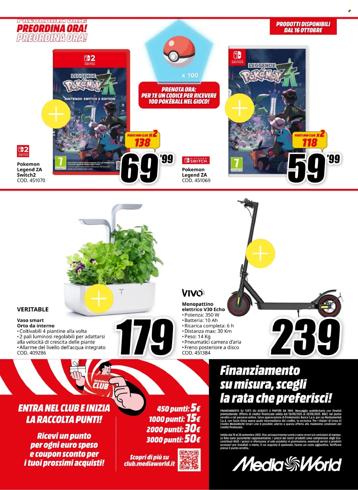 Volantino MediaWorld - 19/9/2025 - 28/9/2025. Pagina 8