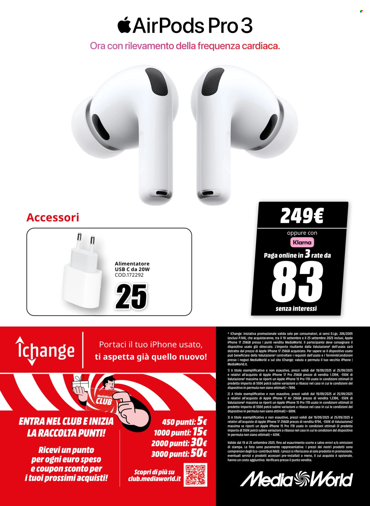 Volantino MediaWorld - 19/9/2025 - 5/10/2025. Pagina 8