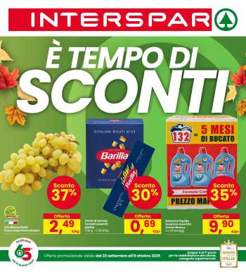 Volantino Interspar - 23/9/2025 - 8/10/2025.