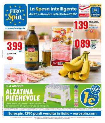 Volantino EuroSpin - 25/9/2025 - 5/10/2025.