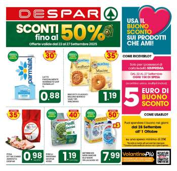 Volantino Despar - 22/9/2025 - 27/9/2025.