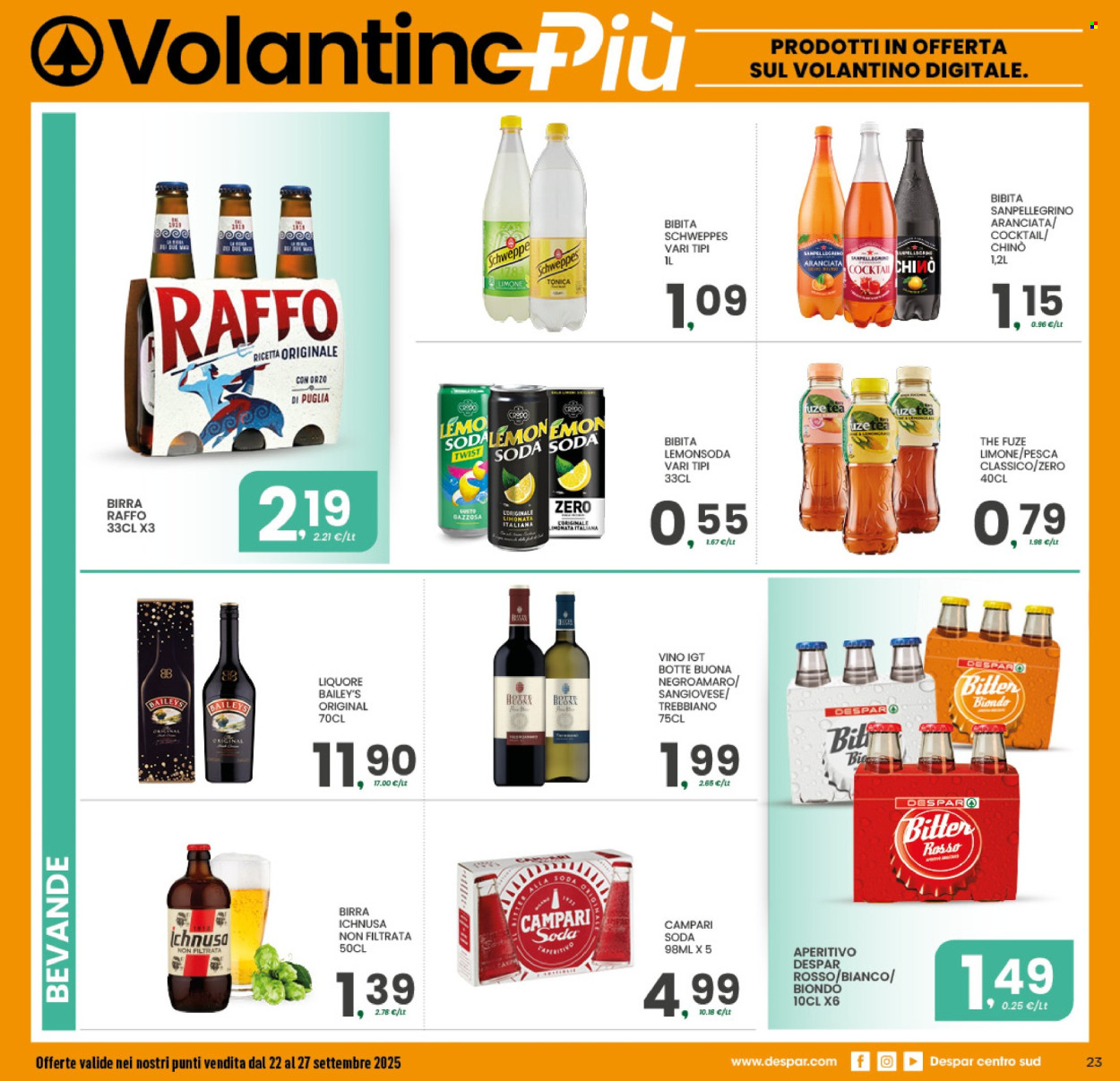 Volantino Despar - 22/9/2025 - 27/9/2025. Pagina 22