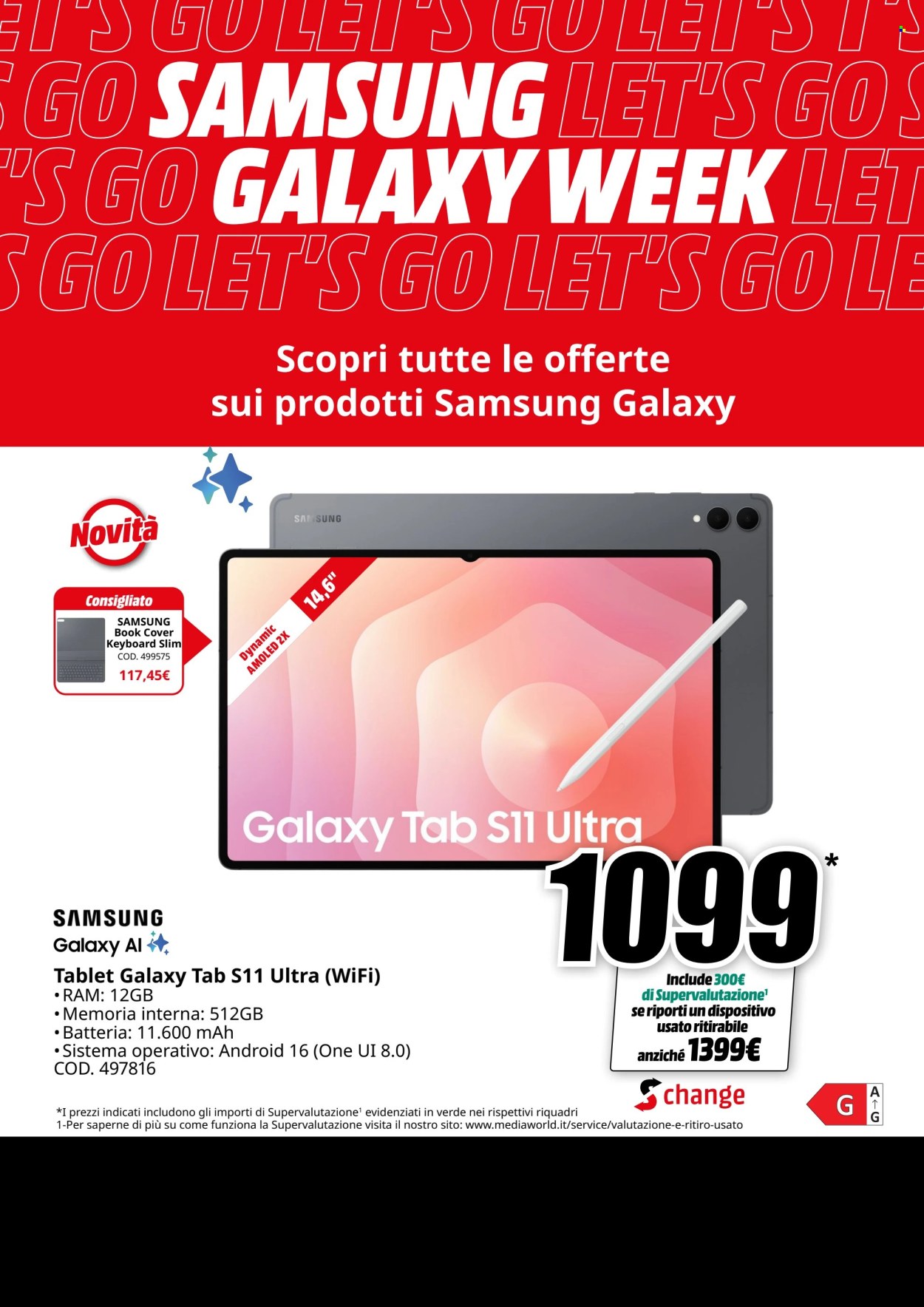 Volantino MediaWorld - 22/9/2025 - 28/9/2025. Pagina 7