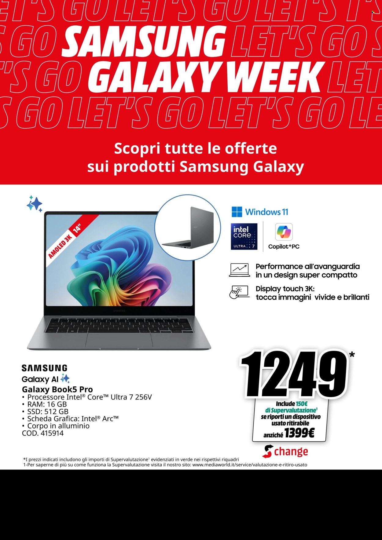 Volantino MediaWorld - 22/9/2025 - 28/9/2025. Pagina 9