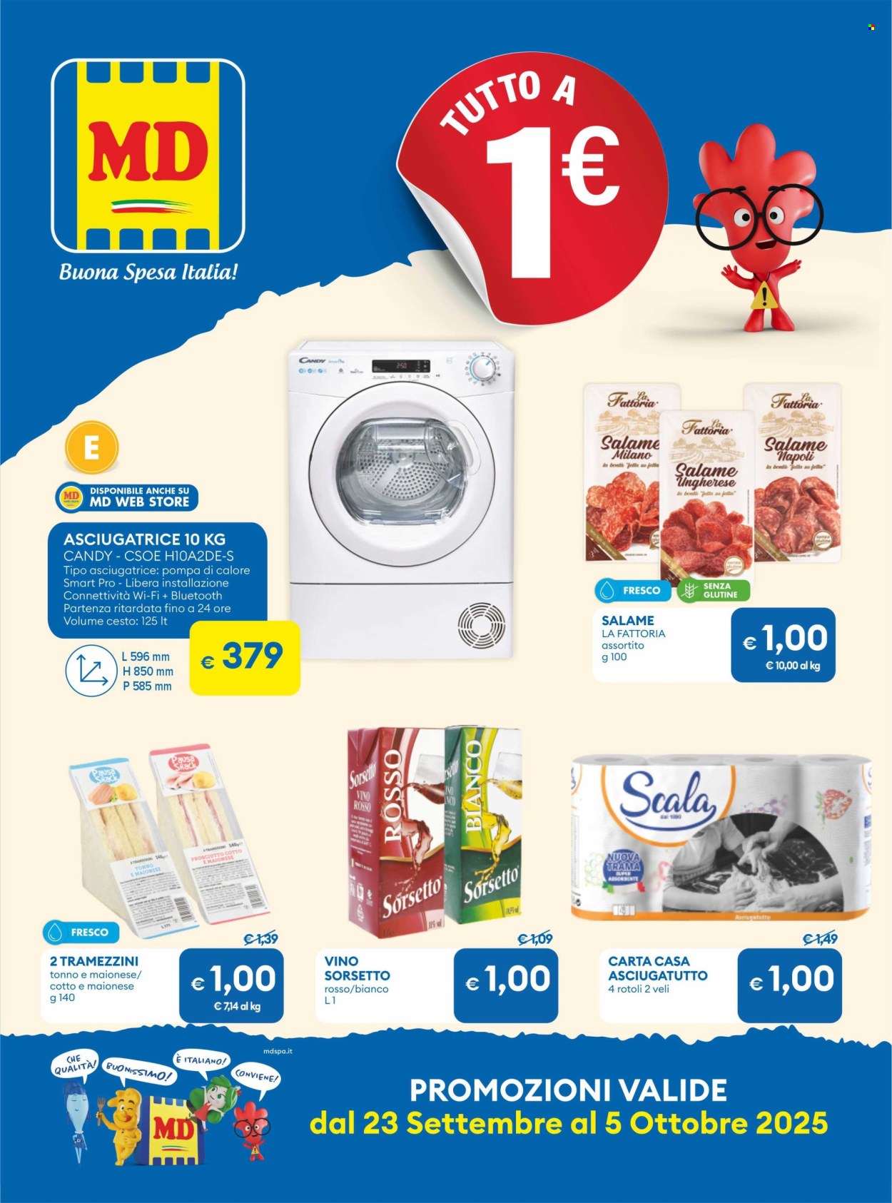 Volantino MD Discount - 23/9/2025 - 5/10/2025. Pagina 1