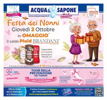 Volantino Acqua & Sapone - 22/9/2025 - 5/10/2025.