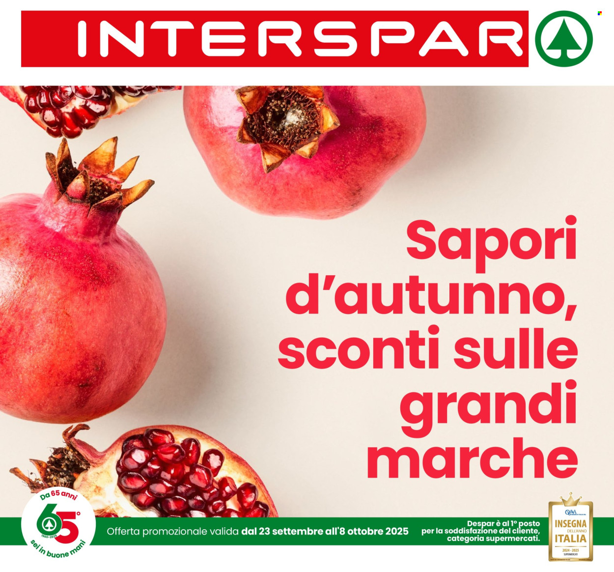 Volantino Interspar - 23/9/2025 - 8/10/2025. Pagina 1
