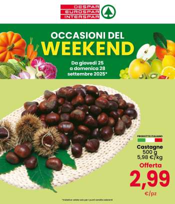 Volantino Eurospar - 25/9/2025 - 28/9/2025.