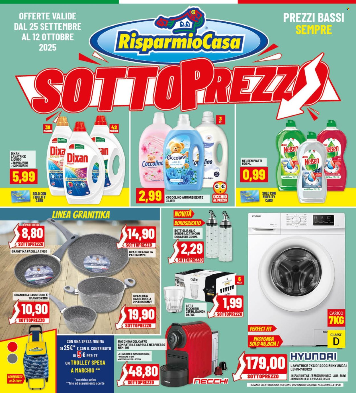 Volantino Risparmio Casa - 25/9/2025 - 12/10/2025. Pagina 1