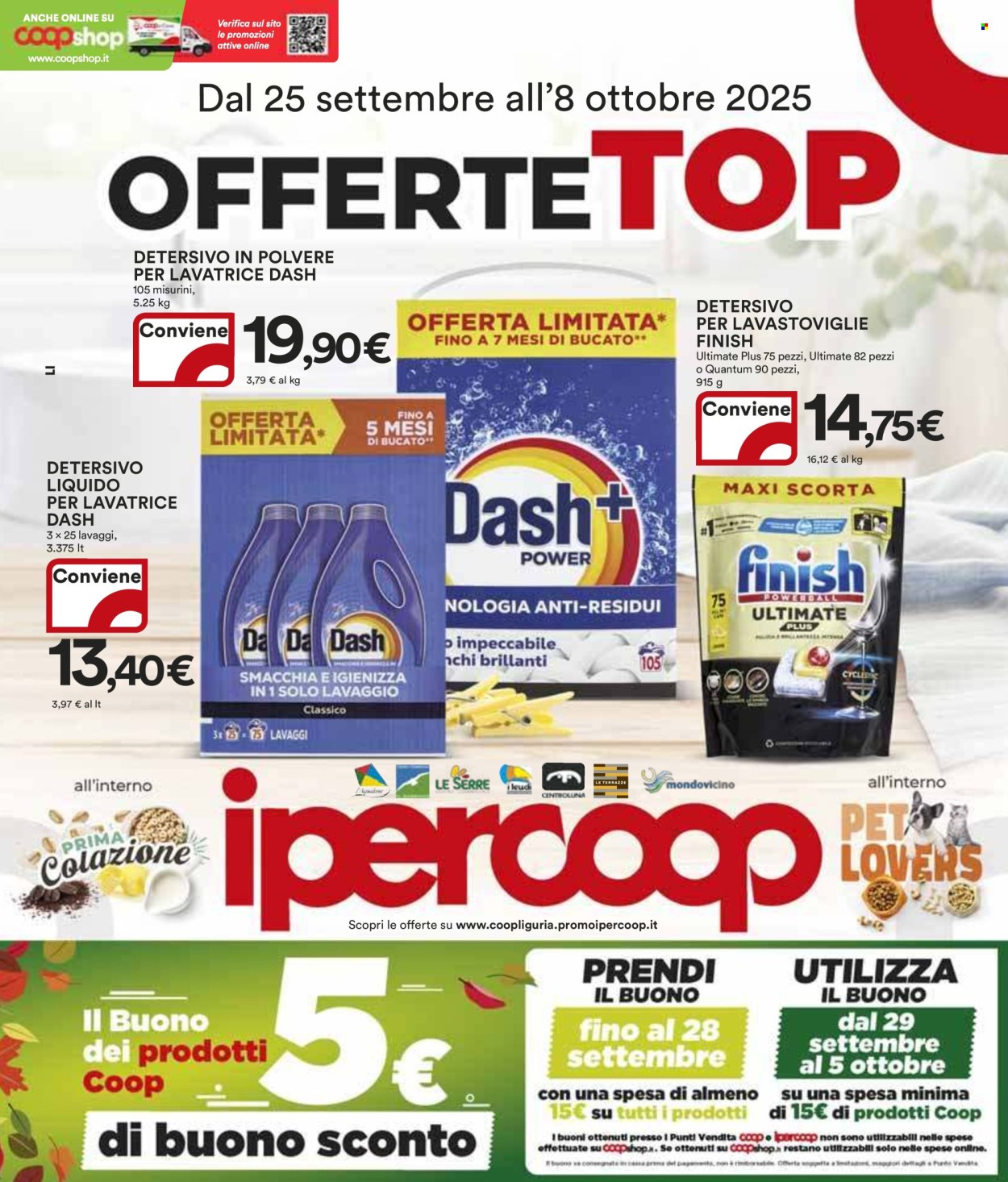 Leták Coop - 25.9.2025 - 8.10.2025. Strana 1