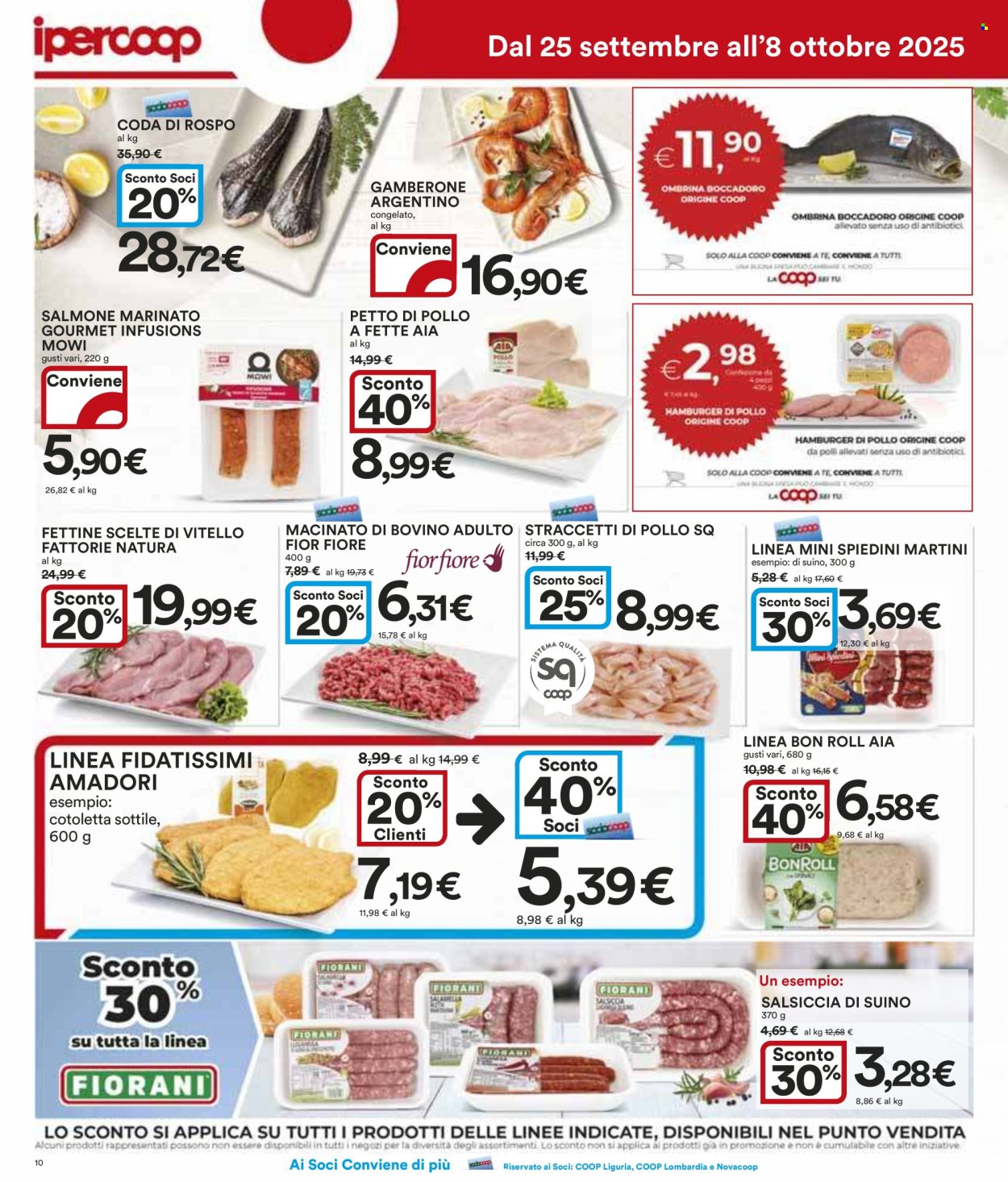 Leták Coop - 25.9.2025 - 8.10.2025. Strana 10