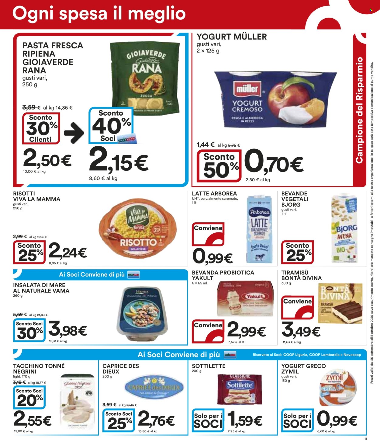 Leták Coop - 25.9.2025 - 8.10.2025. Strana 11