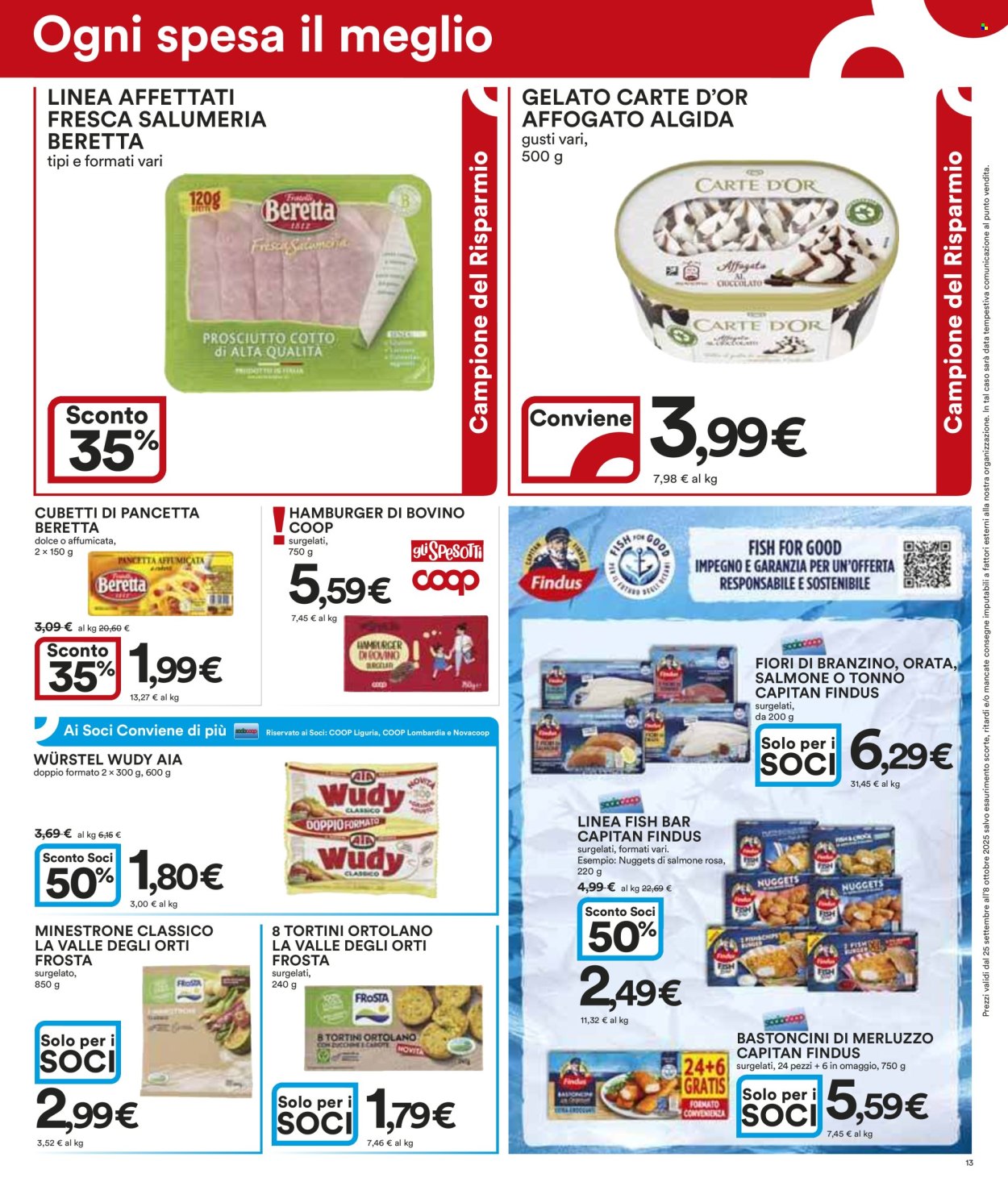 Leták Coop - 25.9.2025 - 8.10.2025. Strana 13