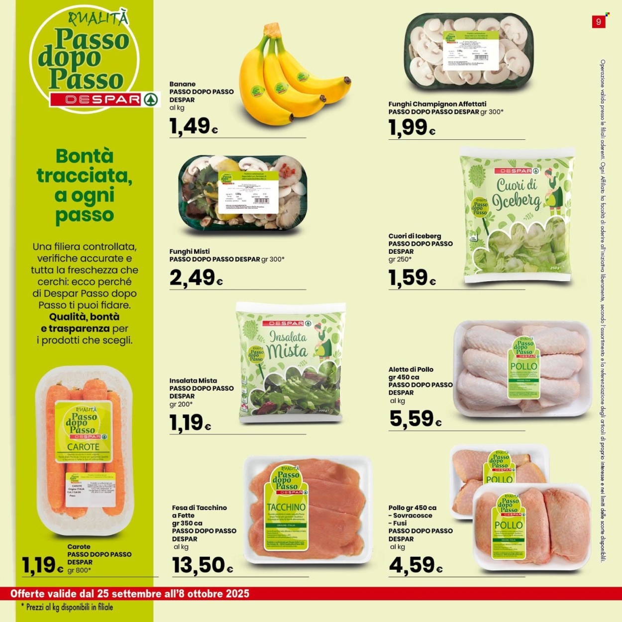 Volantino Despar - 25/9/2025 - 8/10/2025. Pagina 9