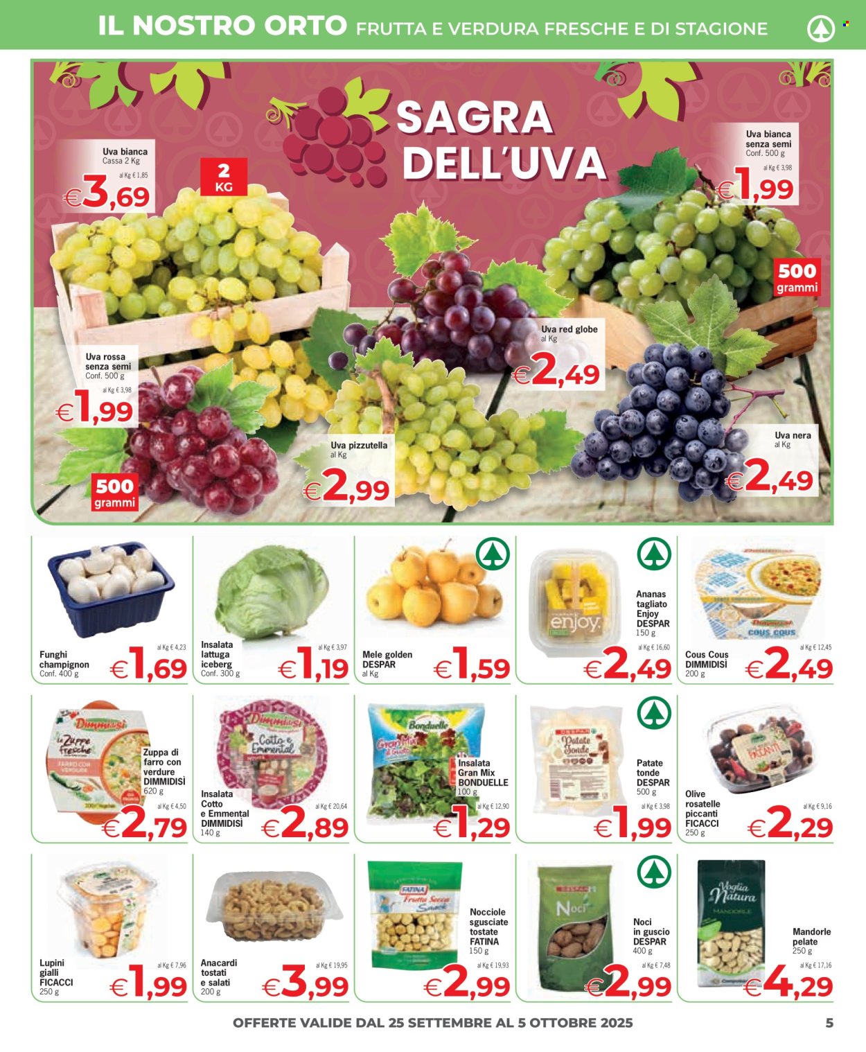 Volantino Despar - 25/9/2025 - 5/10/2025. Pagina 5