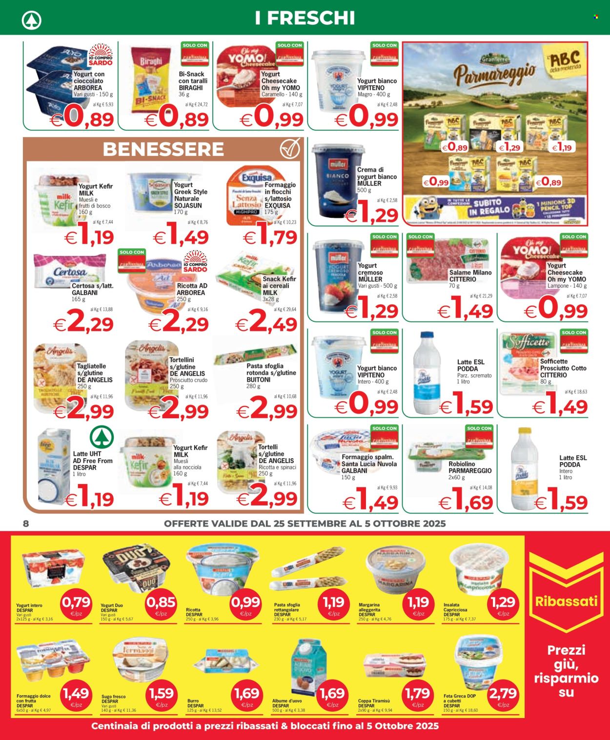 Volantino Despar - 25/9/2025 - 5/10/2025. Pagina 8