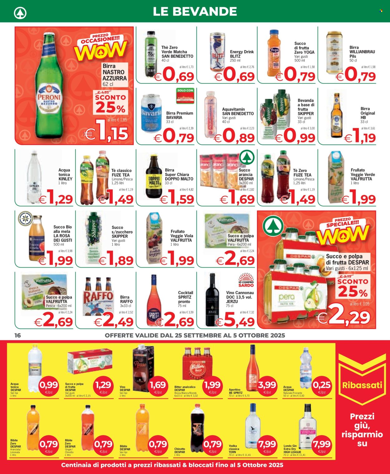 Volantino Despar - 25/9/2025 - 5/10/2025. Pagina 16