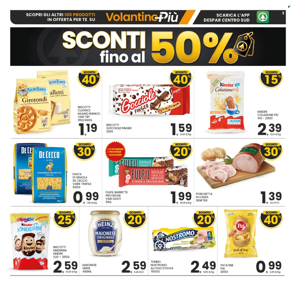 Volantino Eurospar - 21/9/2025 - 27/9/2025. Pagina 2