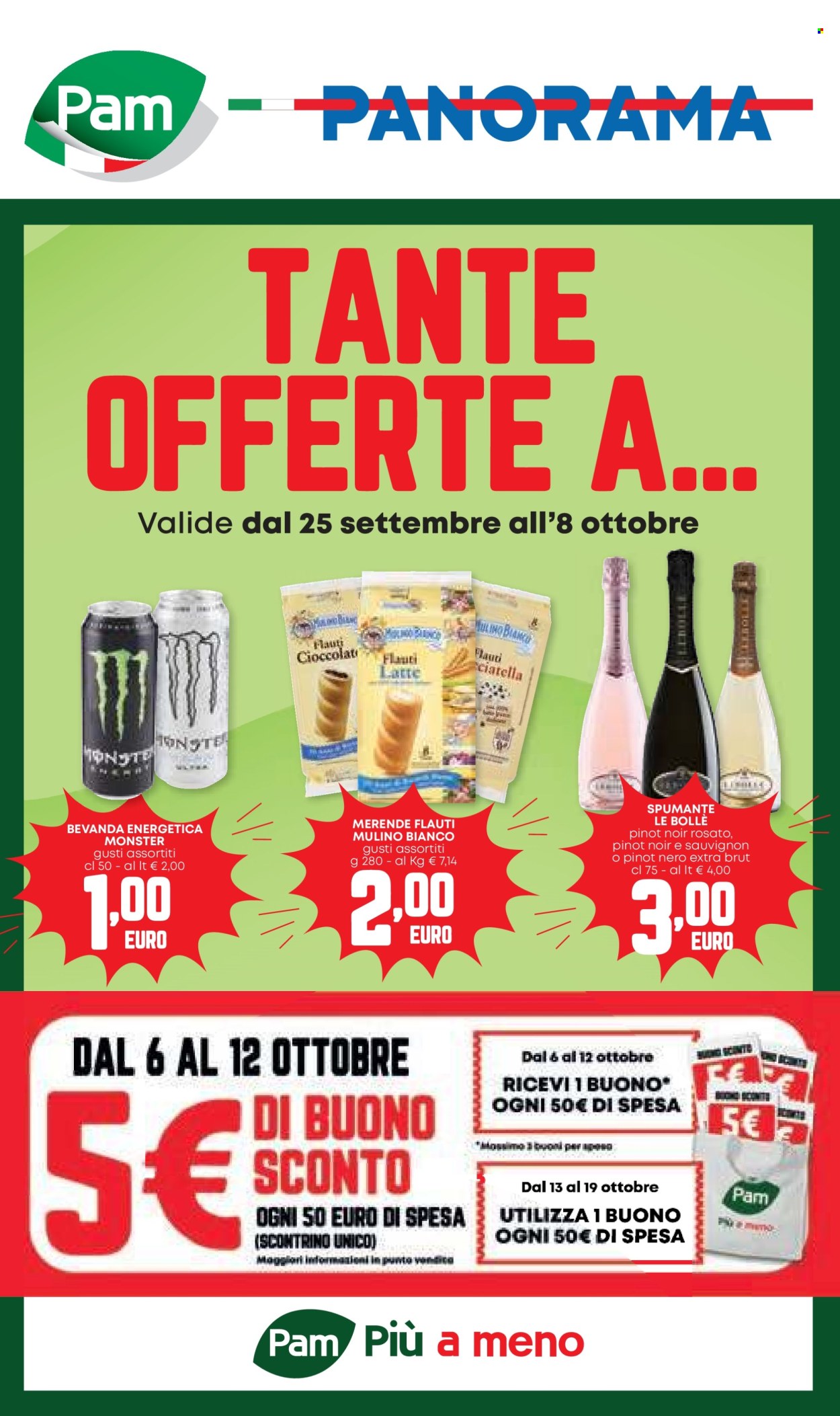 Volantino Pam Panorama - 25/9/2025 - 8/10/2025. Pagina 1
