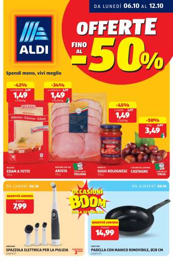 Volantino Aldi - 6/10/2025 - 12/10/2025.