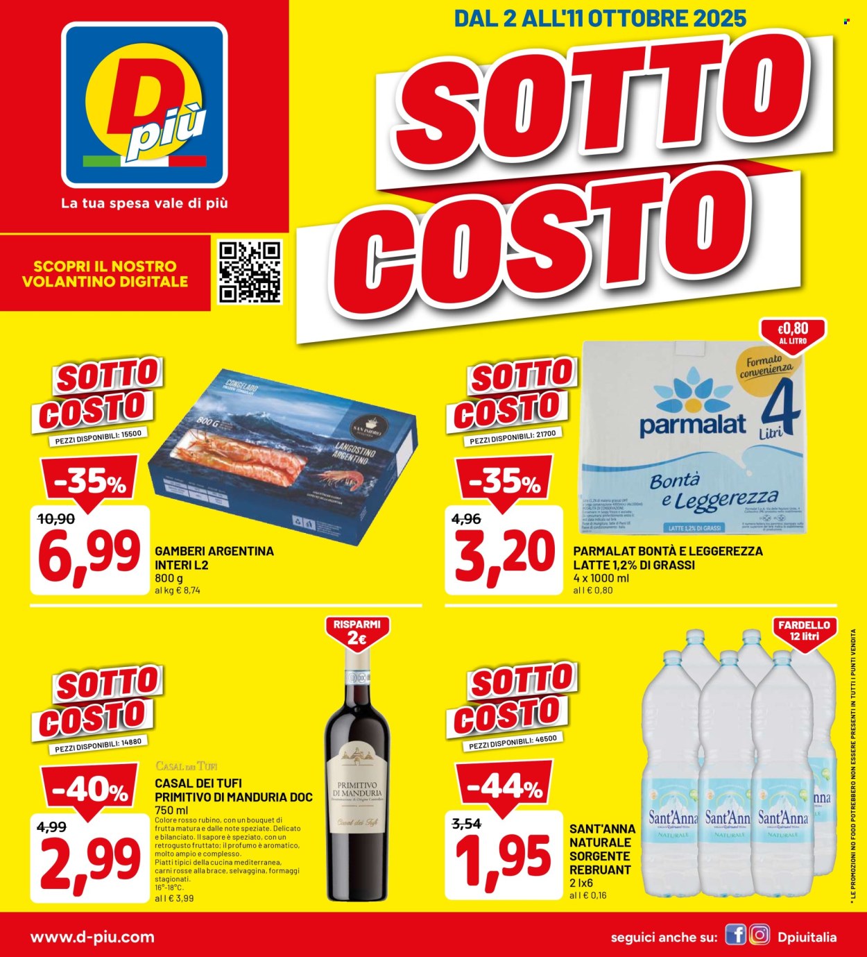 Volantino Dpiù - 2/10/2025 - 11/10/2025. Pagina 1