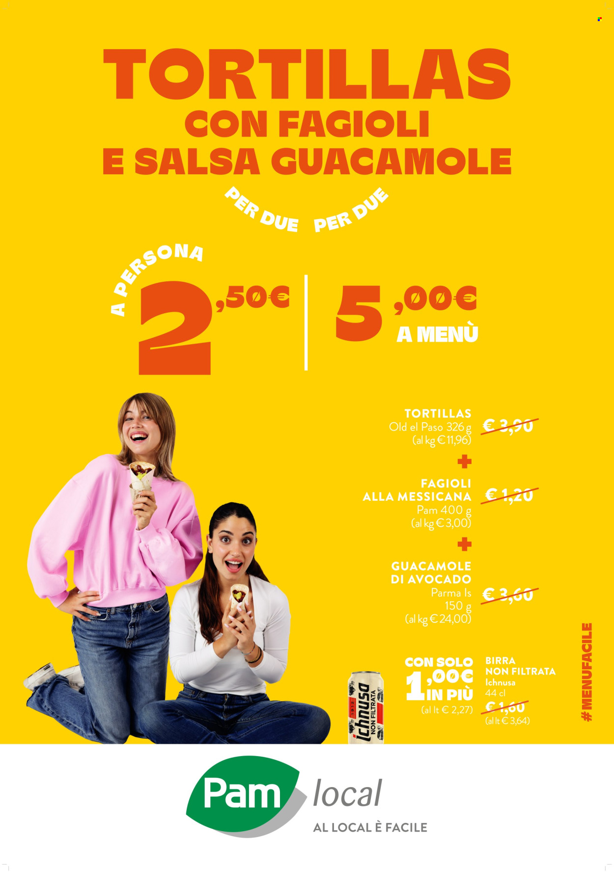 Volantino Pam local. Pagina 1