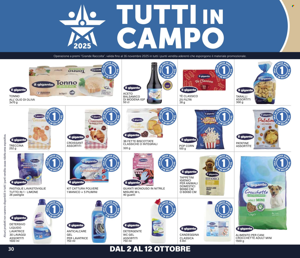 Volantino Il Gigante - 2/10/2025 - 11/10/2025. Pagina 34
