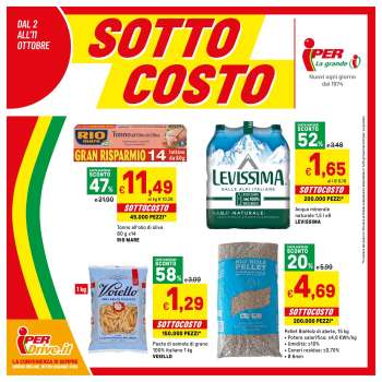 Volantino Iper, La grande i - 2/10/2025 - 11/10/2025.