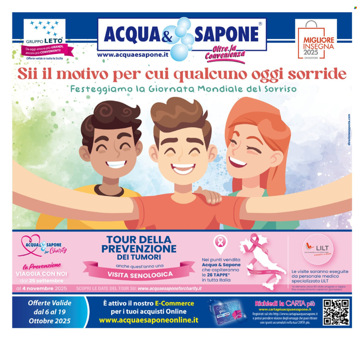Volantino Acqua & Sapone - 6/10/2025 - 19/10/2025. Pagina 1