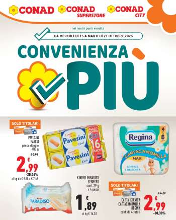 Volantino Conad - 15/10/2025 - 21/10/2025.