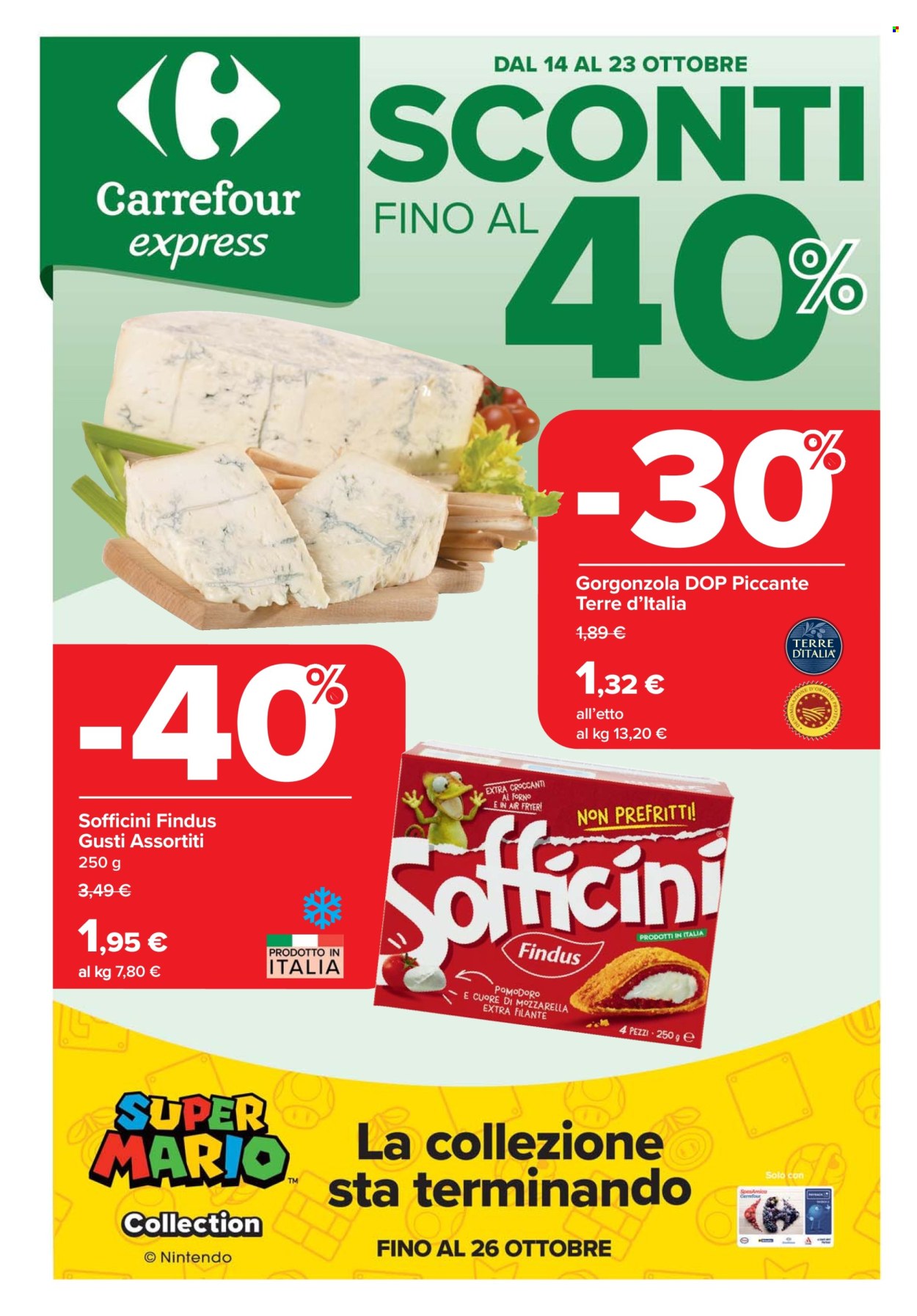 Volantino Carrefour - 14/10/2025 - 23/10/2025. Pagina 1