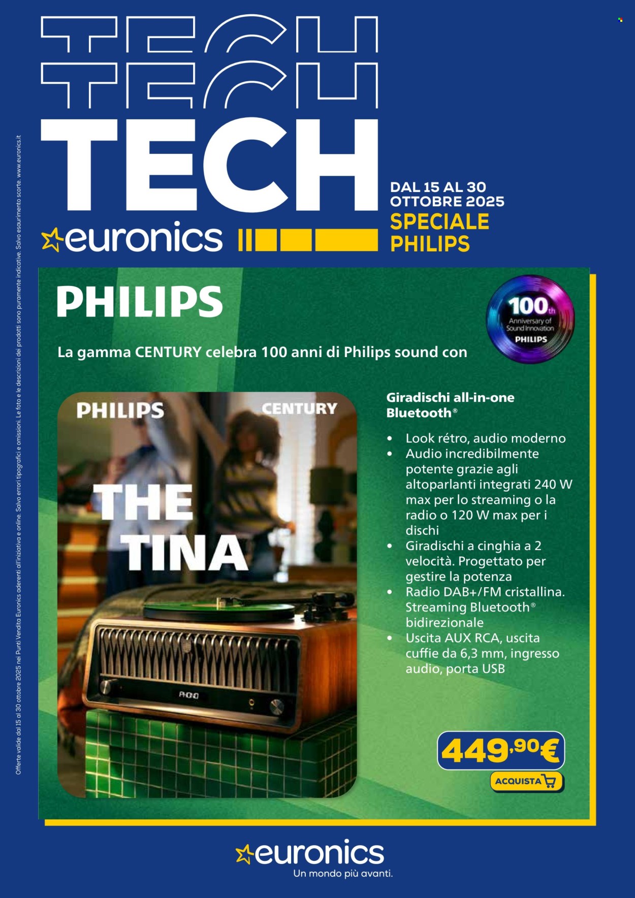 Volantino Euronics - 15/10/2025 - 30/10/2025. Pagina 1