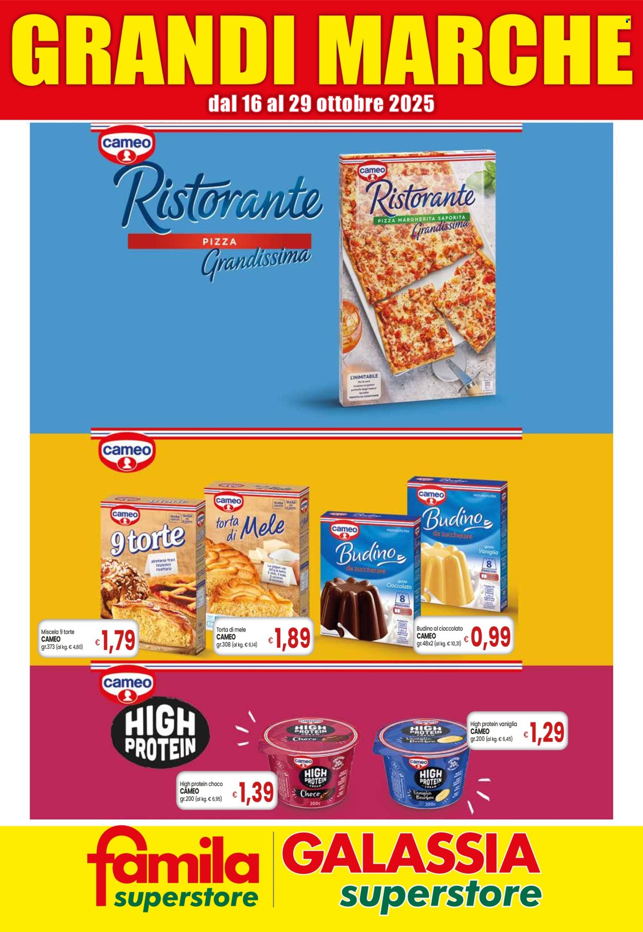 Volantino Famila - 16/10/2025 - 29/10/2025. Pagina 1