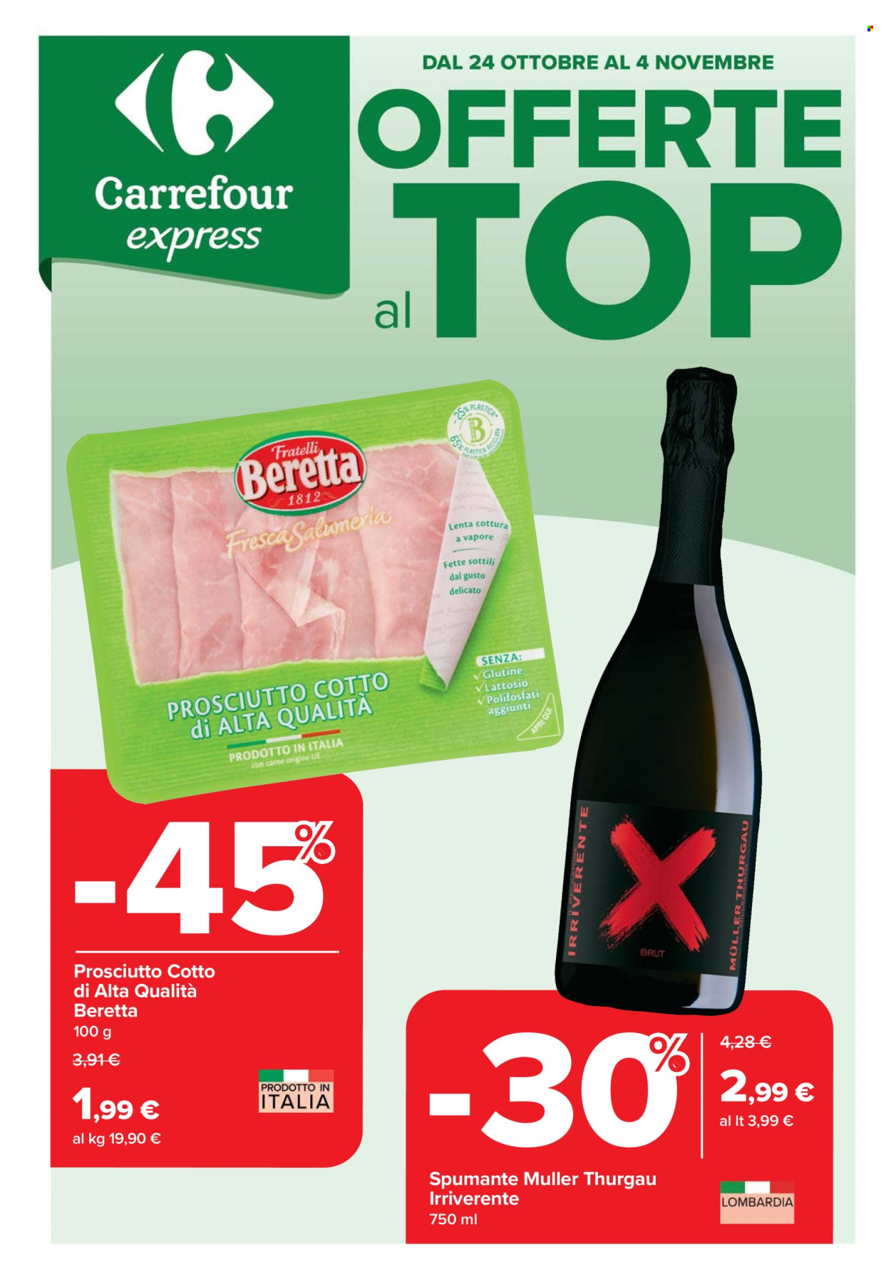 Volantino Carrefour - 24/10/2025 - 4/11/2025. Pagina 1