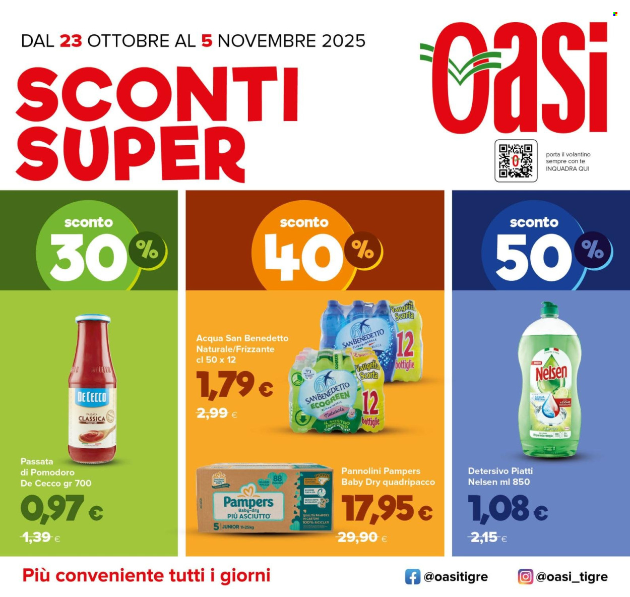 Volantino Oasi - 23/10/2025 - 5/11/2025. Pagina 1