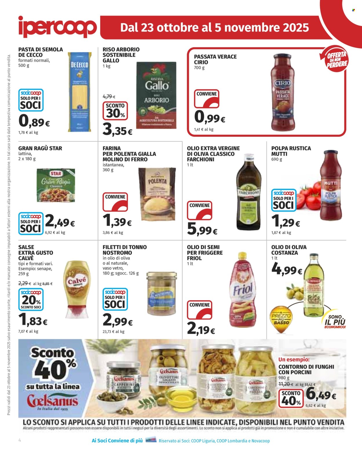 Leták Coop - 23.10.2025 - 5.11.2025. Strana 4