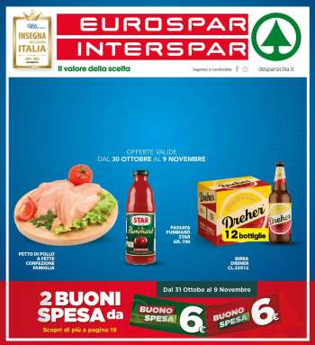 Volantino Eurospar - 30/10/2025 - 9/11/2025.