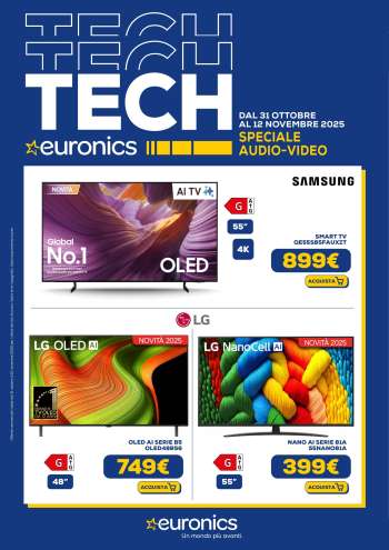 Volantino Euronics - 31/10/2025 - 12/11/2025.