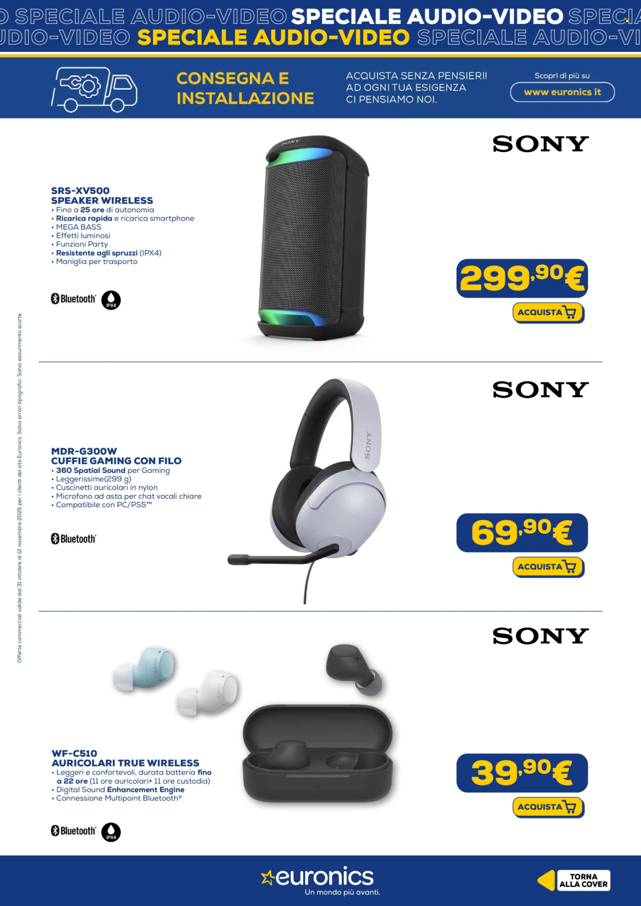 Volantino Euronics - 31/10/2025 - 12/11/2025. Pagina 14