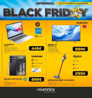 Volantino Euronics - 31/10/2025 - 12/11/2025.