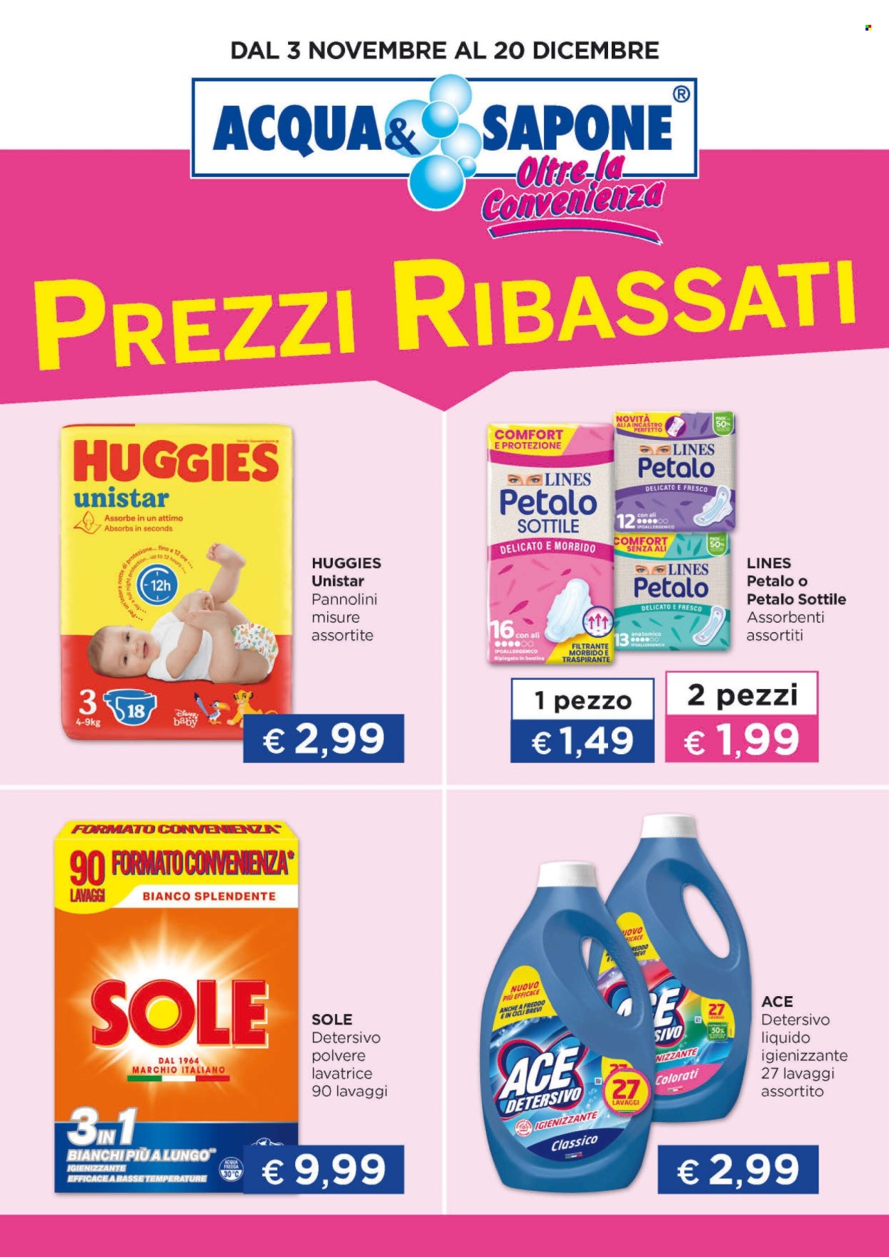 Volantino Acqua & Sapone - 3/11/2025 - 20/12/2025. Pagina 1